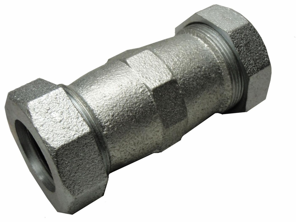 1-1/2 GALVANIZED COMPRESSION COUPLING 1200