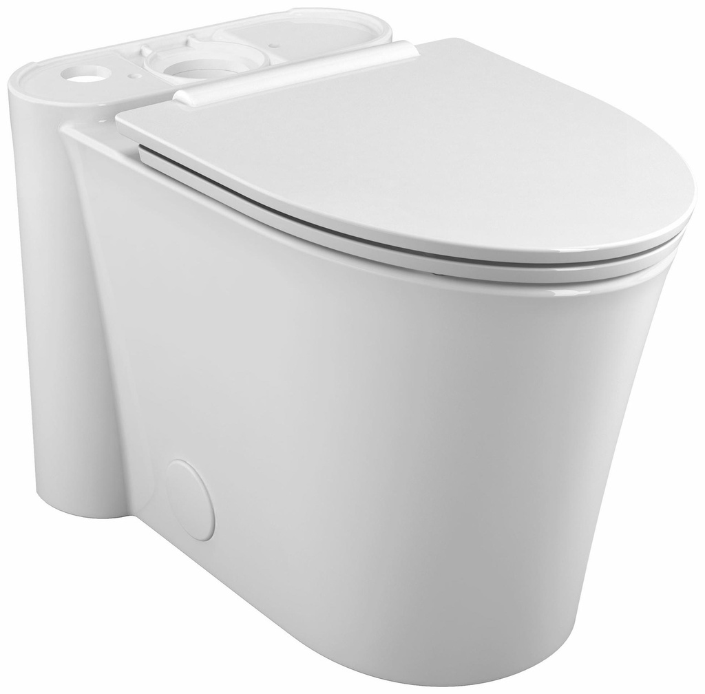 Studio S Right Height Elongated Toilet Bowl with Seat