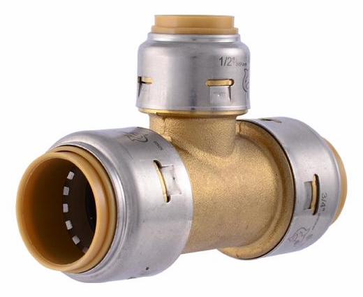 3/4 X 1/2 SHARK BITE TEE U412