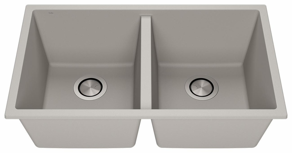 Bacia 31" Granistone 2 Bowl Undermount/Drop-In Kitchen Sink