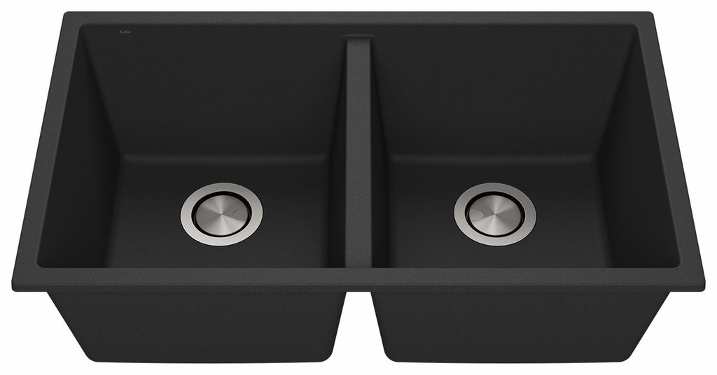Bacia 31" Granistone 2 Bowl Undermount/Drop-In Kitchen Sink