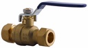 082CP-05NL - 'Nl 1/2"Comp Ball Valve W/Drain'
