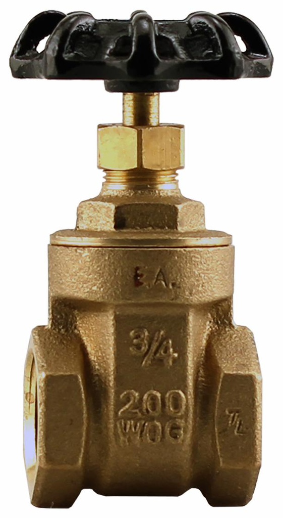 0818-07NL - 'No Lead 3/4" FPT G.V. 200 Wog'