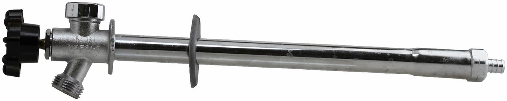 08QTWH05P-120NL - 'No Lead 1/2"Pex x 12" 1/4turn Frost Free Faucet W/ Vac. Brk'