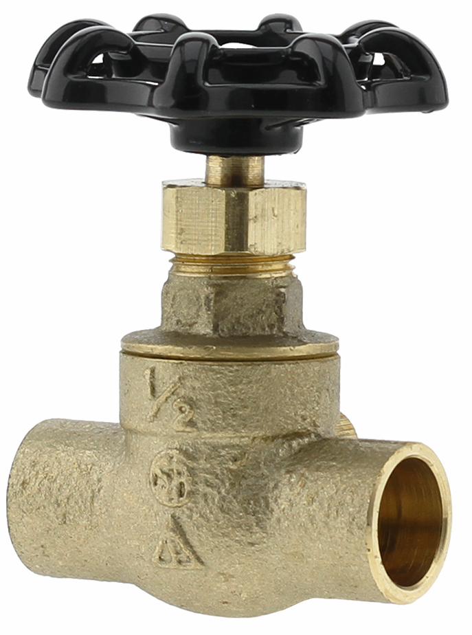 0844C-05NL - 'NO LEAD 1/2"CxC STOP & WASTE'