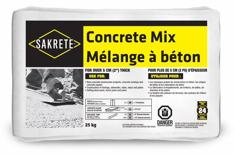 25kg Sakrete Concrete Mix