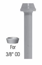 20" Pex Faucet Riser 3/8" OD