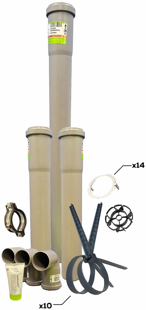 InnoFlue 3" Long Run Vent Kit