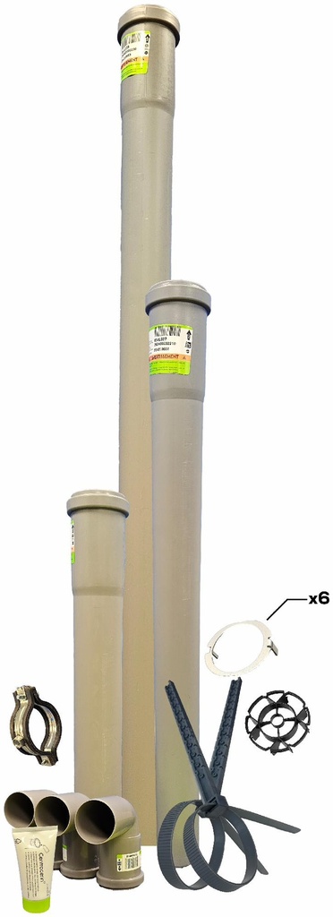 InnoFlue 3" Short Run Vent Kit