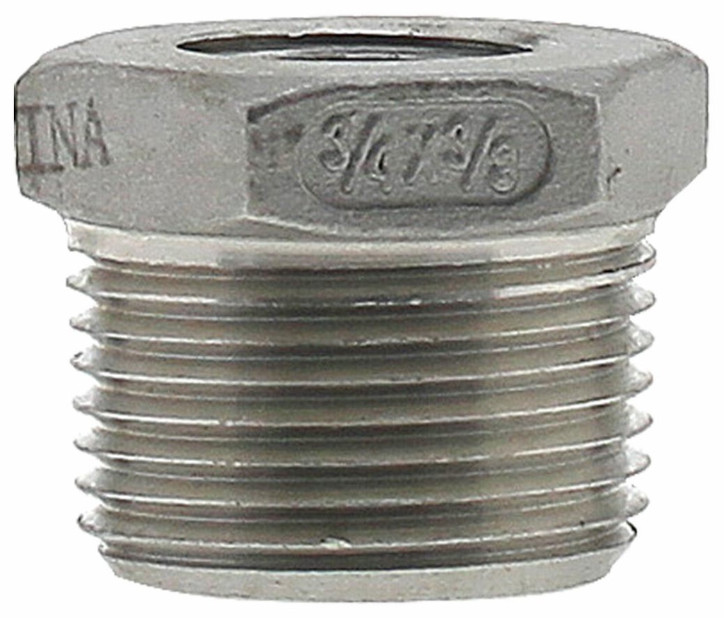 SS304B-0703 - '3/4" x 3/8" 304SS Bshg Iso4144'