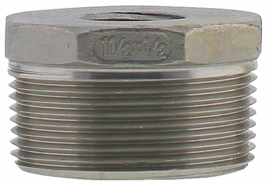 SS304B-1505-3 - '1-1/2"x1/2" 304SS Bshg Iso4144'