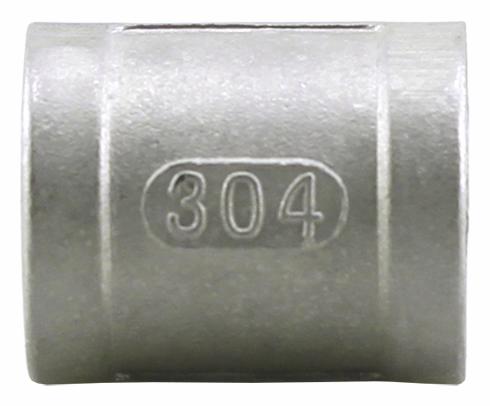 SS304C-07 - '3/4" 304SS Coupling Iso4144'