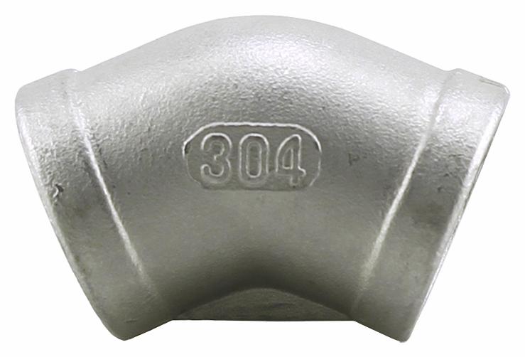SS304E4-07 - '3/4" 304SS 45 Elbow Iso4144'