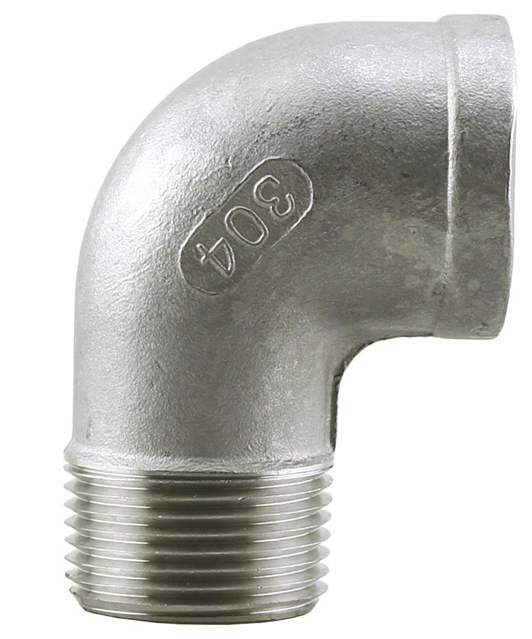 SS304SE-10 - '1" 304SS Str Elbow Iso4144'