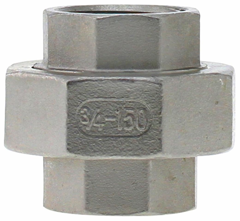 SS304U-07 - '3/4" 304SS Union Iso4144'