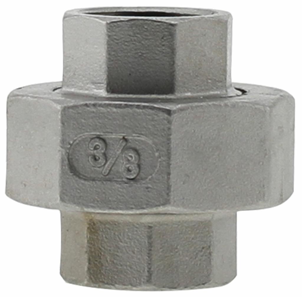 SS304U-02 - '1/4" 304SS Union Iso4144'