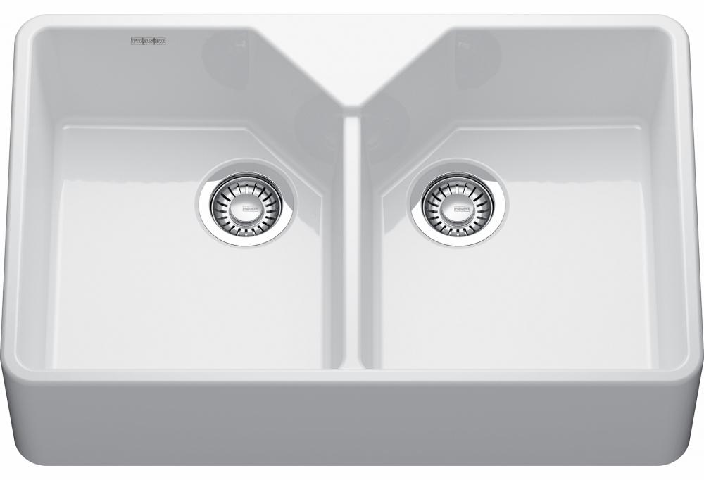 Manor House 31" 2 Bowl Apron Front Kitchen Sink