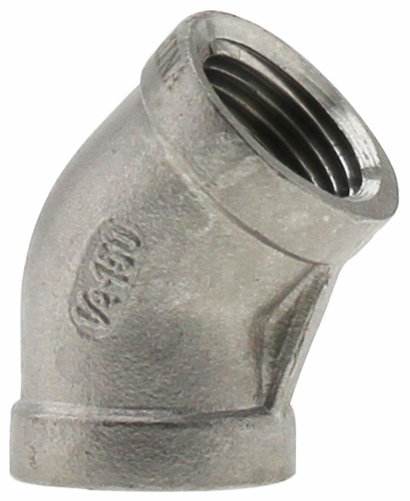SS316E4-05 - '1/2" 316SS 45' Elbow Iso4144'
