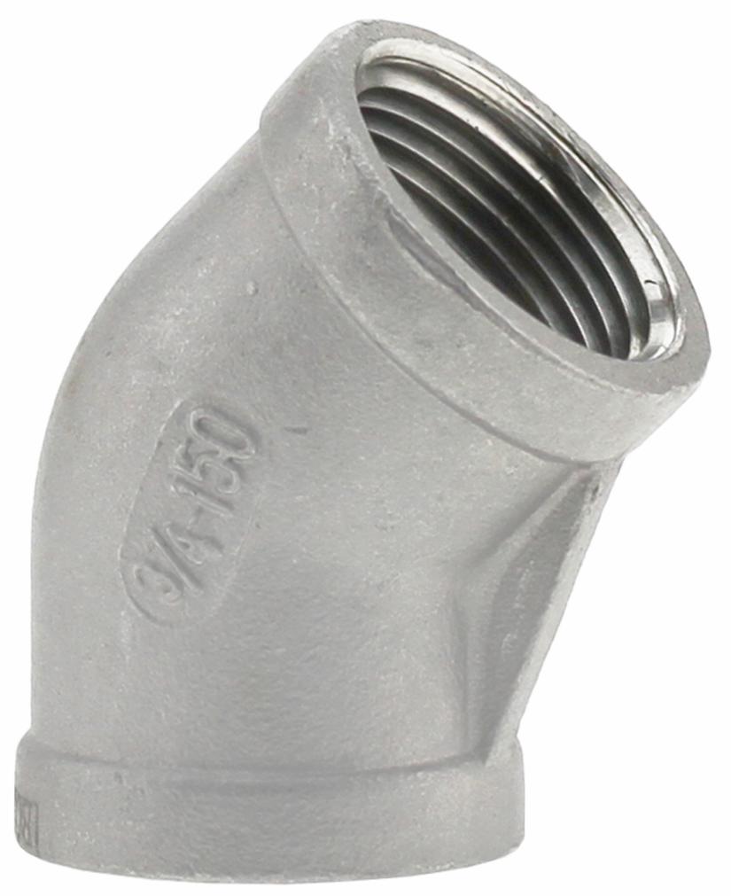 SS316E4-07 - '3/4" 316SS 45' Elbow Iso4144'