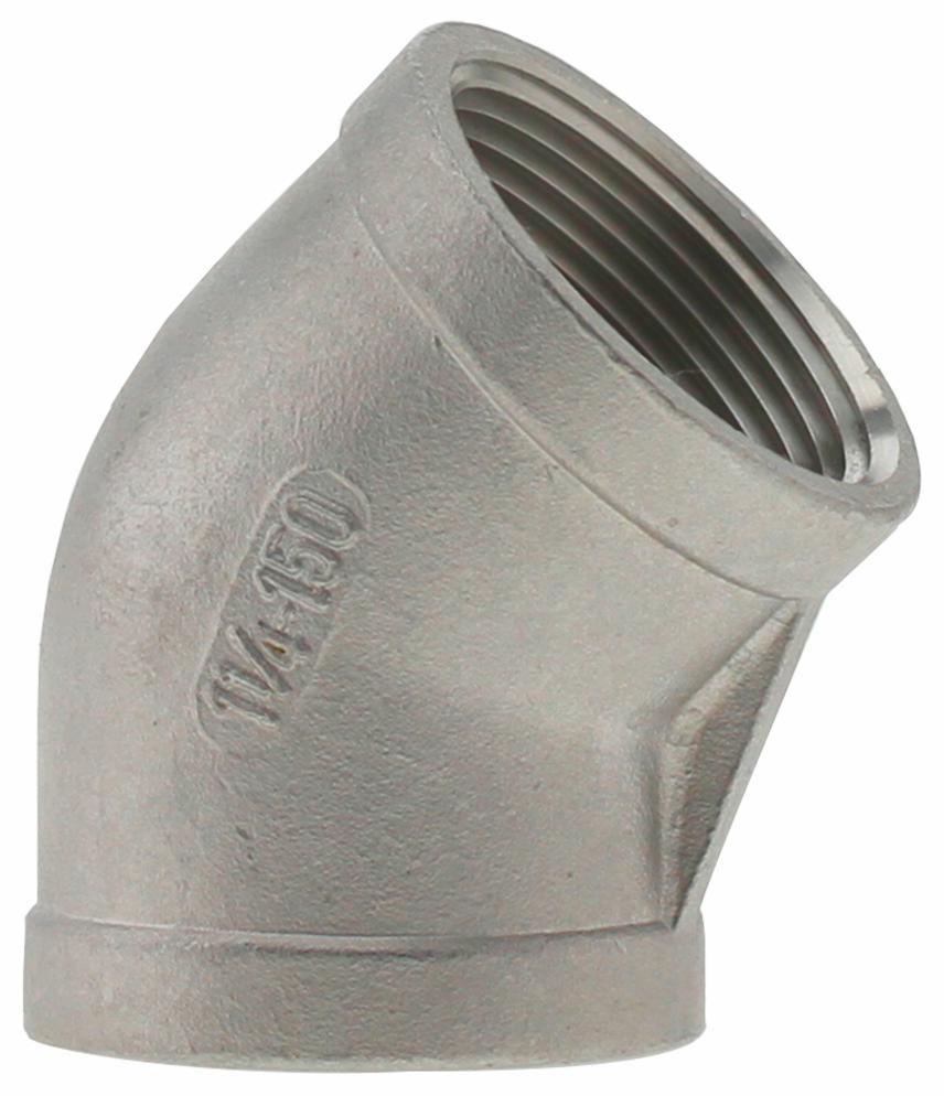 SS316E4-12 - '1-1/4" 316SS 45' Elbow Iso4144'