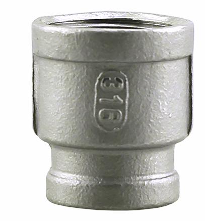 SS316RC-0703 - '3/4" x 3/8" 316SS Rcplg Iso4144'