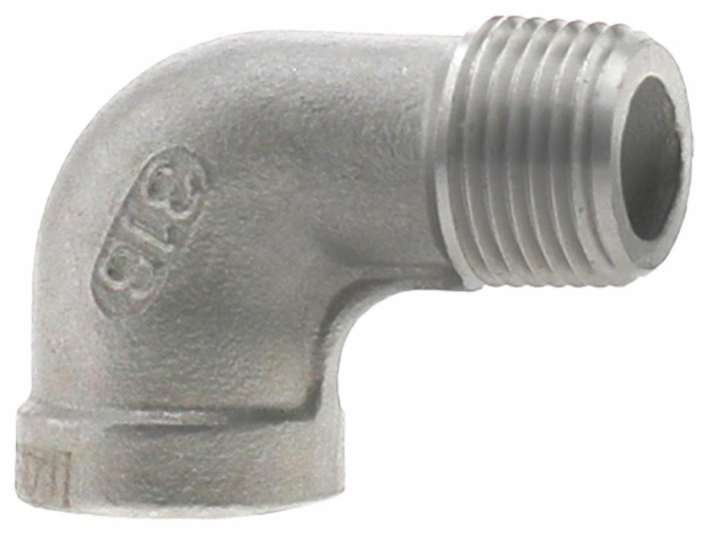 SS316SE-03 - '3/8" 316SS St Elbow Iso4144'
