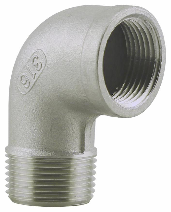 SS316SE-10 - '1" 316SS St Elbow Iso4144'