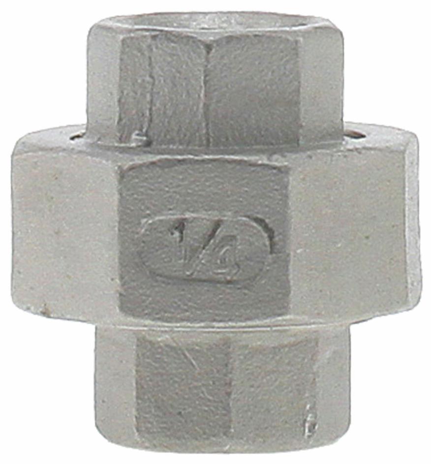 SS316U-02 - '1/4" 316SS Union Iso4144'