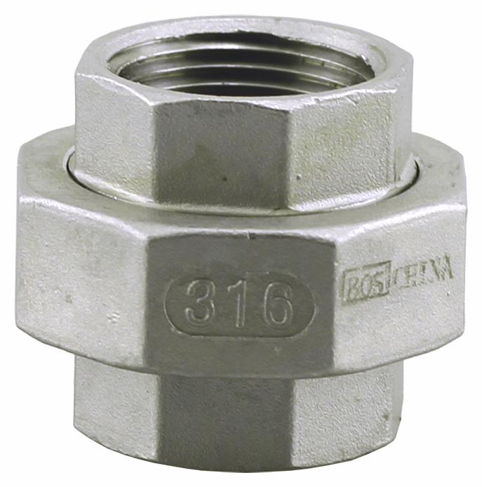 SS316U-10 - '1" 316SS Union Iso4144'