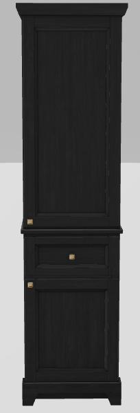 18 RH Linen Tower Bellrose Upper and Lower Doors with Prestige Knobs