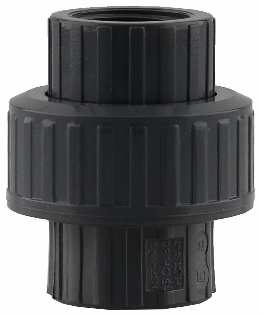 898-005 - '1/2" Union -O-Ring Fipt x Fipt Schedule 80 PVC'