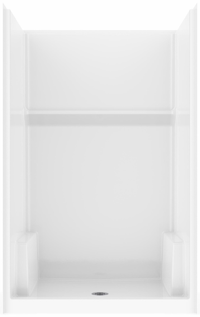 Icon 48" x 36" Center Drain Alcove 1-Piece Shower