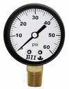 PG-60 - '2" Dry Gauge 1/4" Lm 0-60'