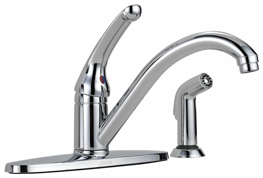 Single Handle Kitchen Faucet with Separate Spray (Wholesale Packaging)