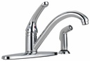 Single Handle Kitchen Faucet with Separate Spray (Wholesale Packaging)