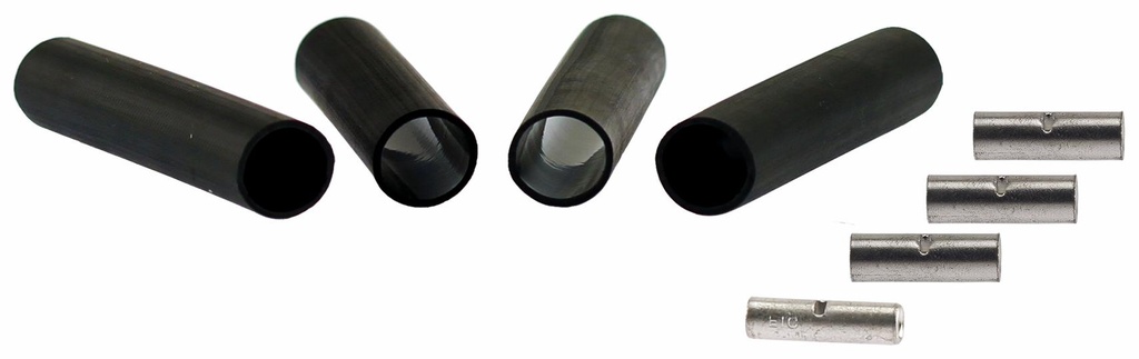 HS8-4 - '4-Wire Black Hd Splice Kit #8 Awg Wire - Short Stakon'