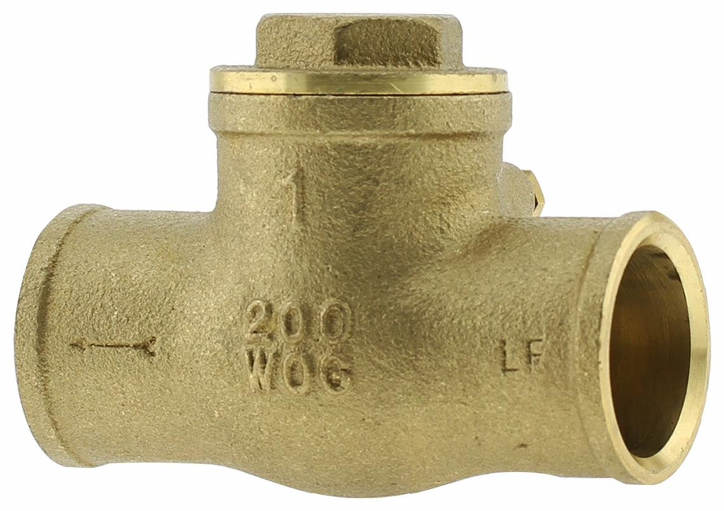 08060412NL - 'NO LEAD 3/4"CxC SWING CHECK'