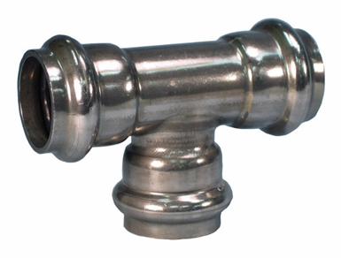 3/4" Vic-Press Tee 304 Stainless Style P592