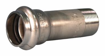 3/4" Vic-Press Male Adapter 304 Stainless Style P596