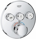 Grohtherm SmartControl Triple Function Thermostatic Valve Trim with Control Module