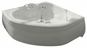 Kashmir 60" x 60" Center Drain Corner Bathtub