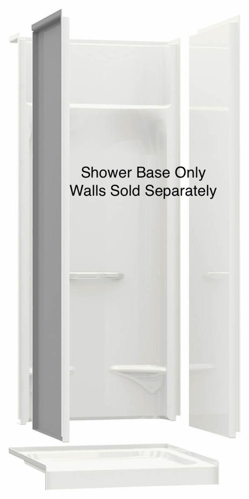 KDS 3232 Center Drain Pinned Shower Base