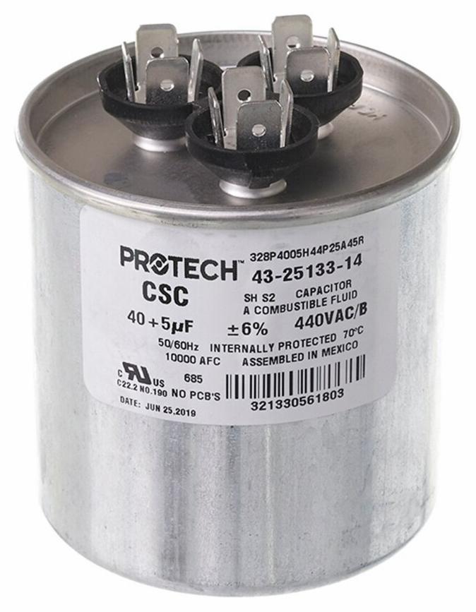 Capacitor - 40/5/440 Dual Round