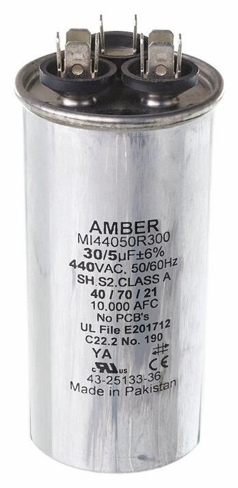 Capacitor - 30/5/440 Dual Round