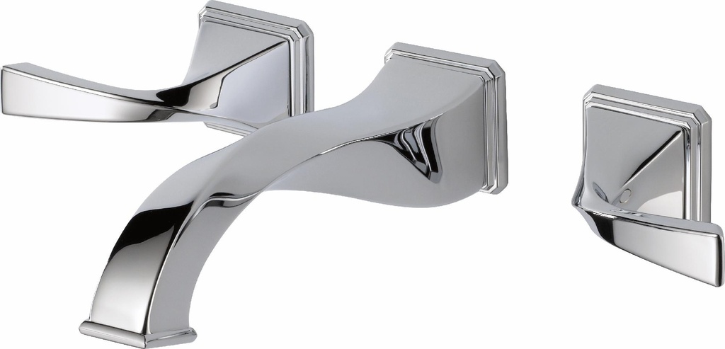 Virage Two-Handle Wall Mount Bathroom Faucet