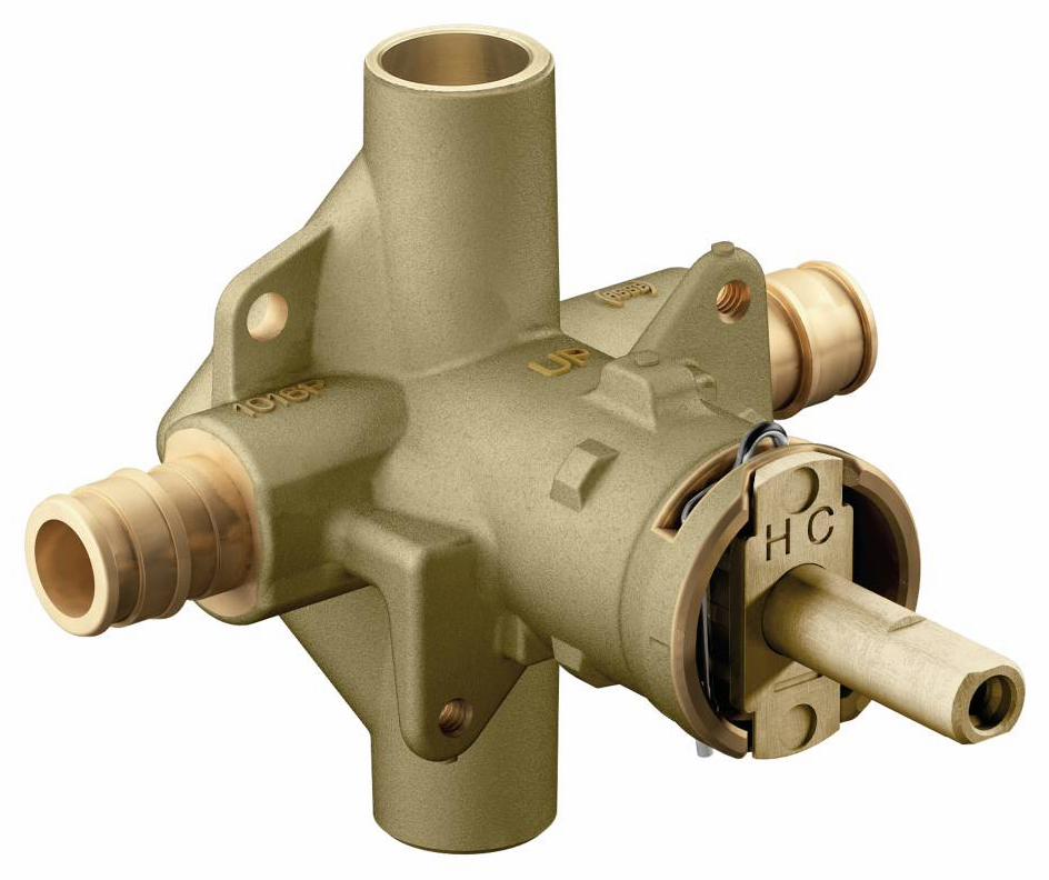 Rough-In for Posi-Temp Tub + Shower Faucet (Wirsbo Pex)