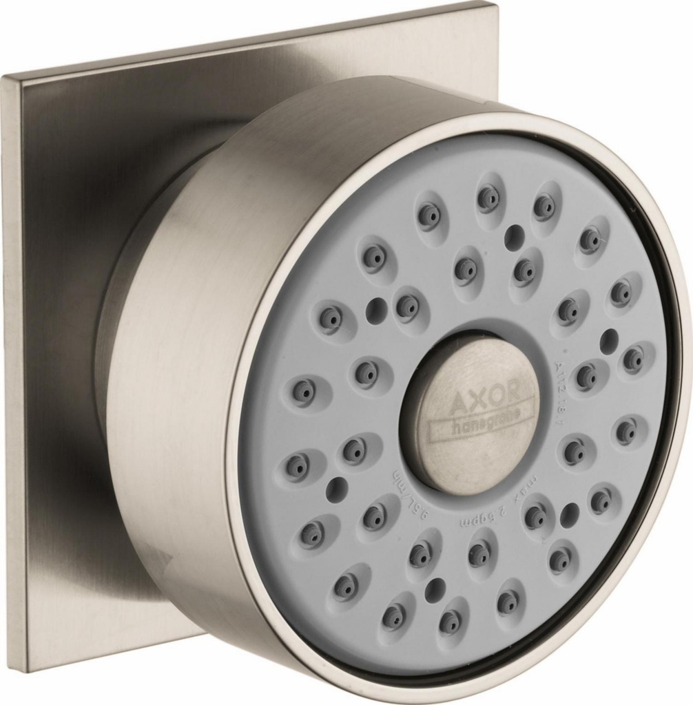 Axor Body Spray with Square Escutcheon