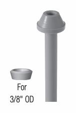 12" Pex Toilet Riser 3/8" OD