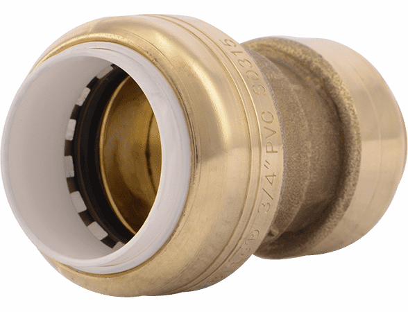 3/4 CTS x 3/4 PVC Schedule 40 Transition Coupling