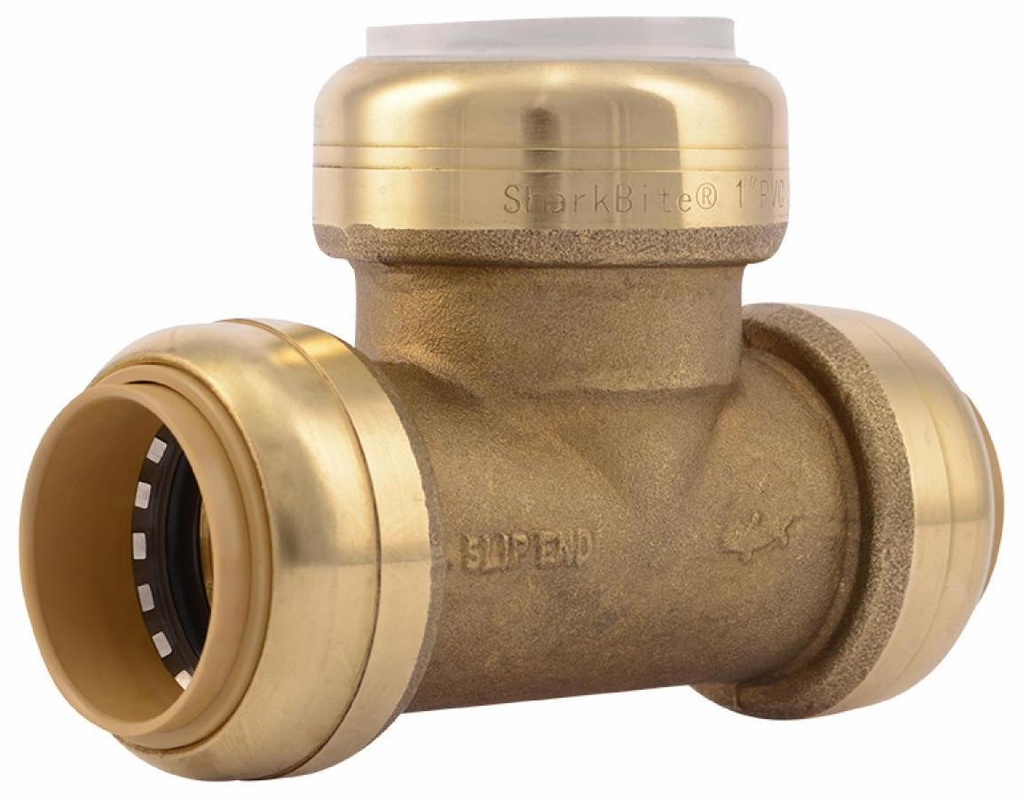 1 CTS x 1 CTS x 1 PVC Schedule 40 Transition Slip Tee